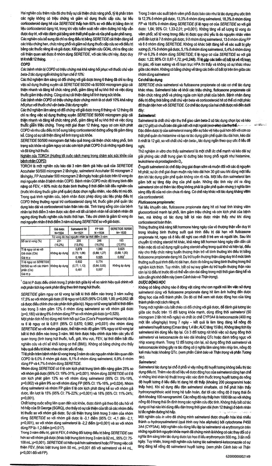 Thuốc xịt khí dung Seretide Evohaler DC 25/250mcg trị hen suyễn bình 120 liều xịt - 5